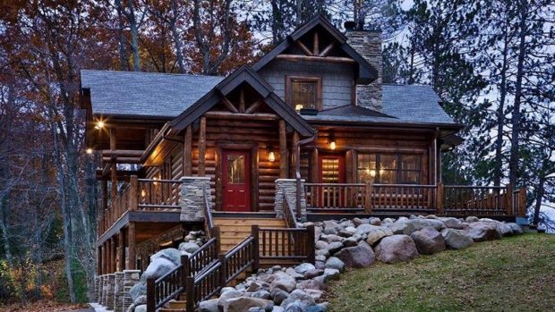 Log Cabin Image Free Download.