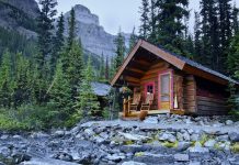 Log Cabin Wallpaper HD Free download.