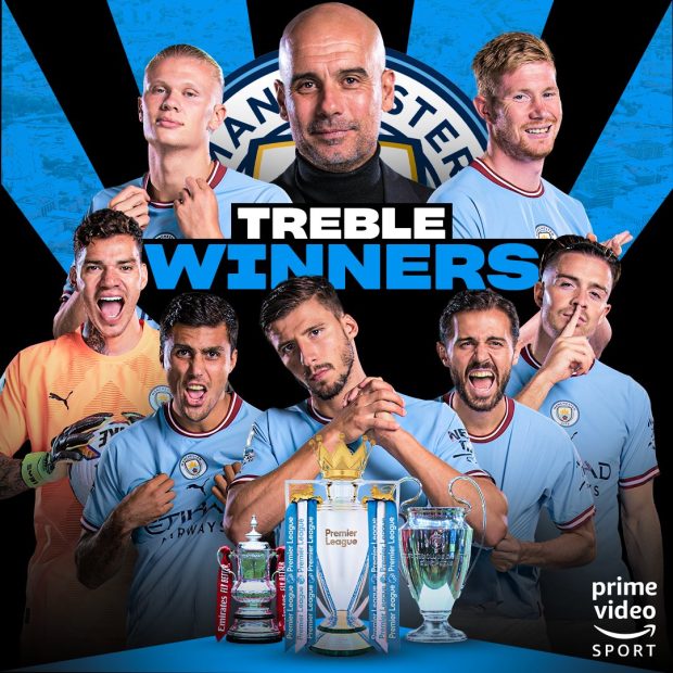 Manchester City Treble 2023 Champions Wallpaper for Desktop (5).