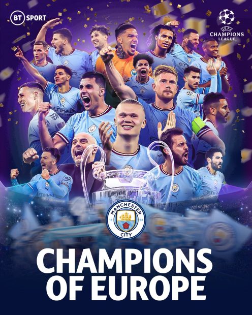 Manchester City UEFA Champions League 2023 Champions (2).