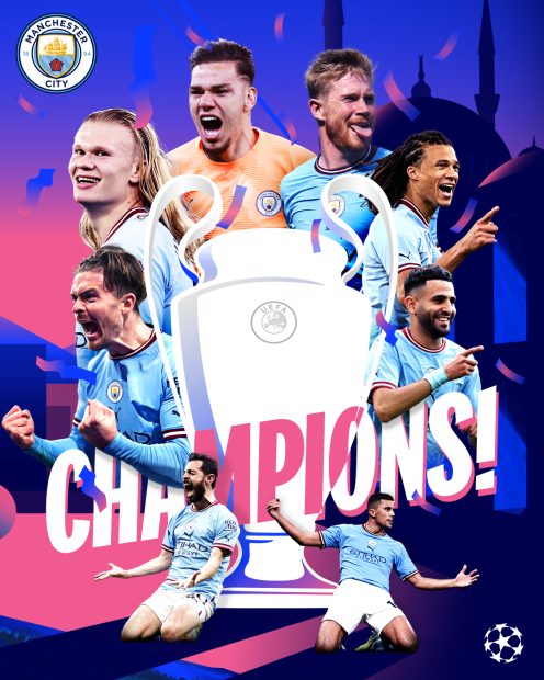 Manchester City UEFA Champions League 2023 Champions (8).
