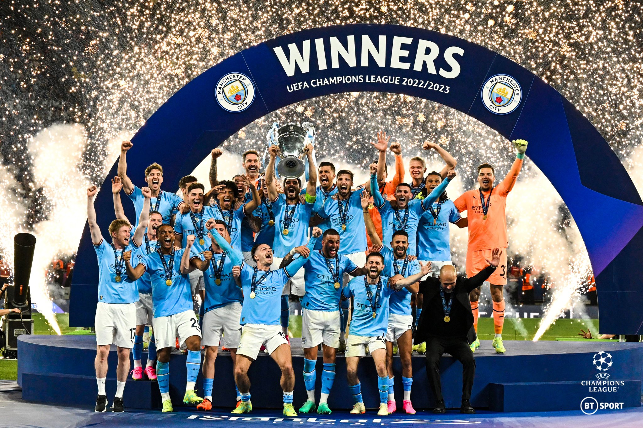 Manchester City UEFA Champions League 2023 Champions Desktop Wallpapers 