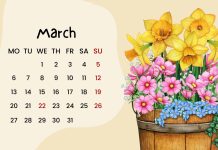 March 2023 Calendar Wallpaper Desktop.