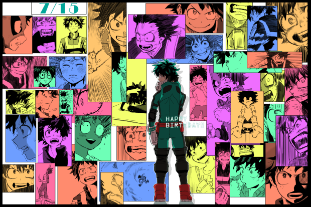 Midoriya Wallpaper HD Free download.