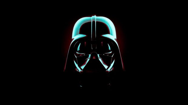 Minimalist Darth Vader Background HD.