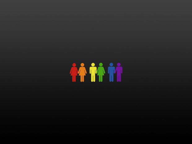 Minimalist LGBT Wallpaper HD.
