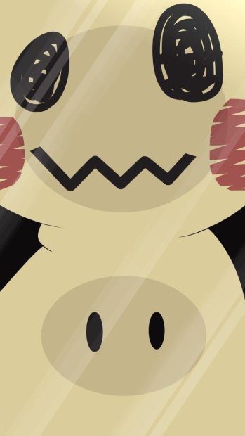 Minimalist Mimikyu Wallpaper HD.