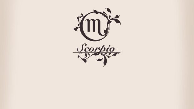 Minimalist Scorpio Wallpaper HD.