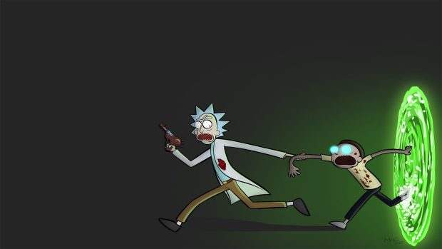 New Rick And Morty Desktop Background.