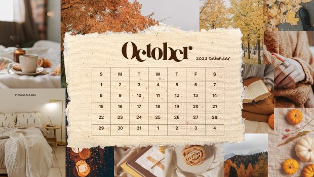 October 2023 Calendar Backgrounds HD.