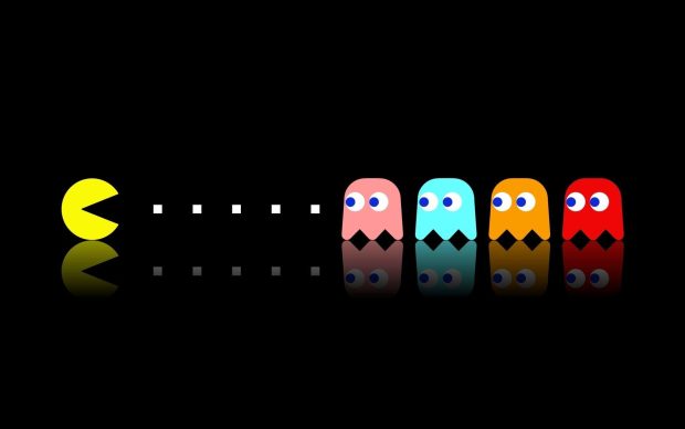 Pacman Desktop Wallpaper.