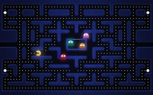 Pacman HD Wallpaper.