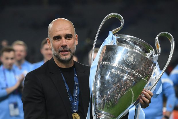 Pep Guardiola Win UEFA Champions League 2023 Champions.