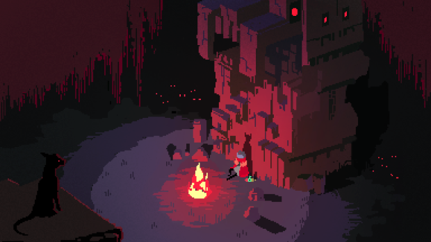 Pixels Hyper Light Drifter Wallpaper HD.