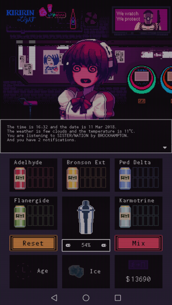 Pixels Va 11 Hall A Wallpaper HD.