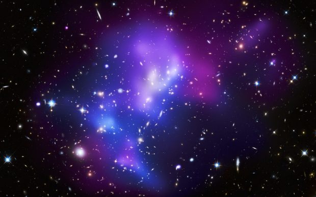 Purple Galaxy Wallpaper Computer.