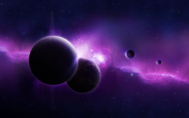 Purple Galaxy Wallpaper Desktop.