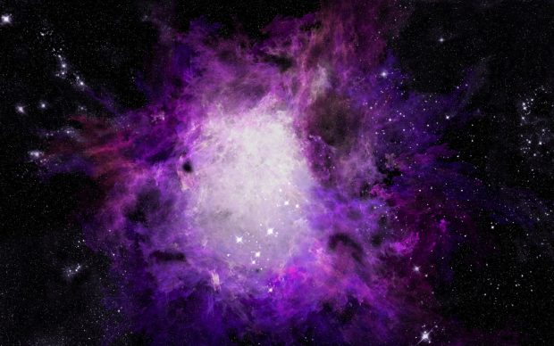 Purple Galaxy Wallpaper High Quality.
