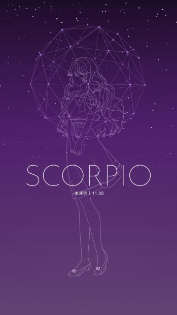 Purple Scorpio Wallpaper HD.
