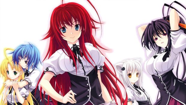 Rias Gremory Wide Screen Wallpaper.