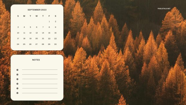 September 2023 Calendar Backgrounds HD 1080p.