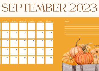 September 2023 Calendar Backgrounds HD.