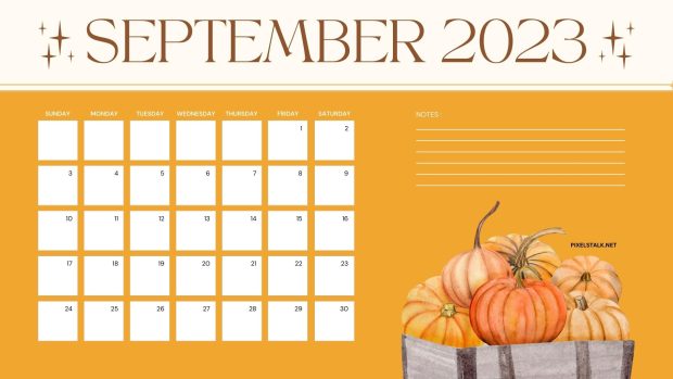 September 2023 Calendar Backgrounds HD.