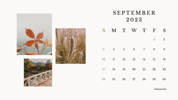 September 2023 Calendar Wallpaper 1080p.