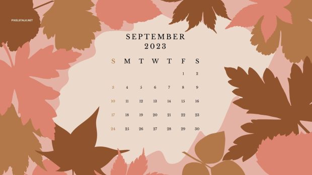 September 2023 Calendar Wallpaper Free Download.