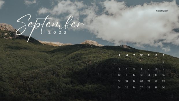 September 2023 Calendar Wallpaper High Resolution.