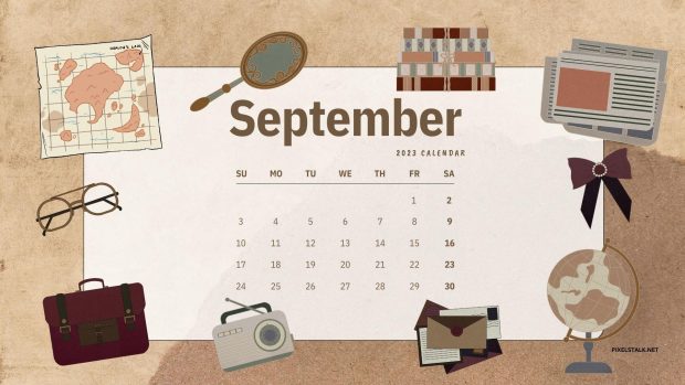 September 2023 Calendar Wide Screen Backgrounds.