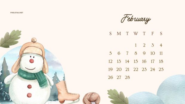 Snow February 2023 Wallpaper HD.