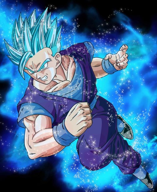 Super Saiyab Gogeta Blue Wallpaper HD.