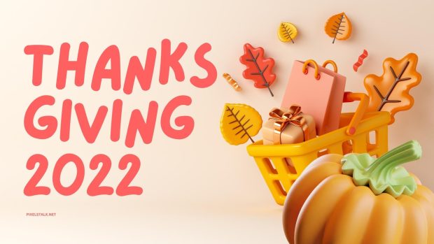 Thanksgiving 2022 Wallpaper HD Free download.