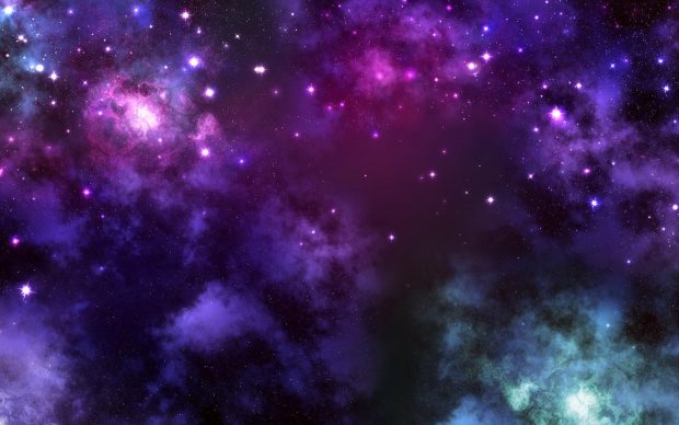 The best Purple Galaxy Background.