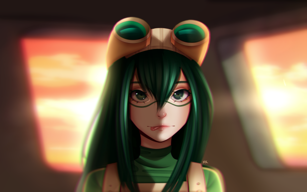 The best Tsuyu Asui Background.