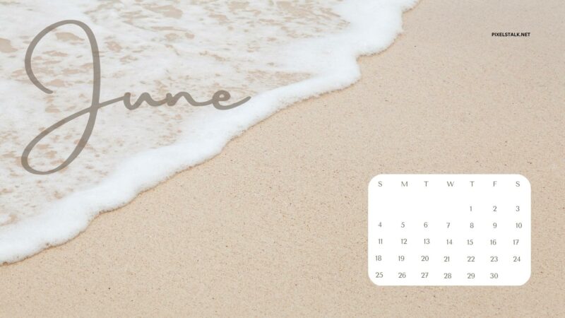 June 2023 Calendar Desktop Wallpapers - PixelsTalk