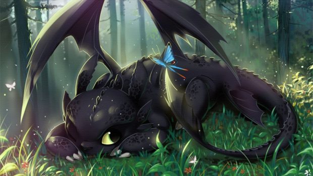 Toothless Wallpaper HD Free download.
