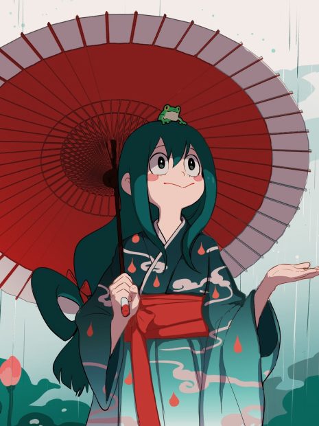 Tsuyu Asui Cute Wallpaper HD.