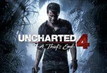 Resilient man in jungle, holding gun, surrounded by dense foliage, amid intense atmosphere for Uncharted 4: A Thief's End game wallpaper.