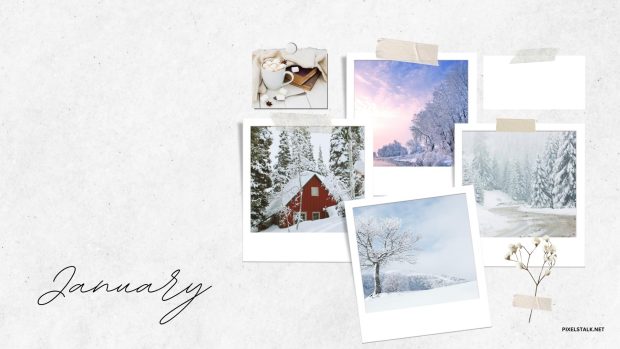 Winter January Desktop Wallpaper HD.