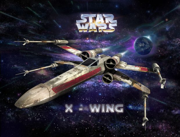 X Wing Starwars Background HD.