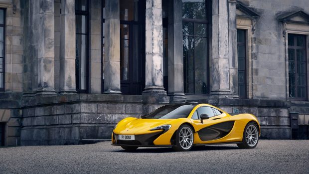 Yellow Mclaren P1 Wallpaper HD.