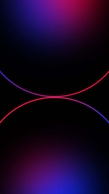 iPhone 15 Pro Neon Dual Gradient Abstract Wallpaper.