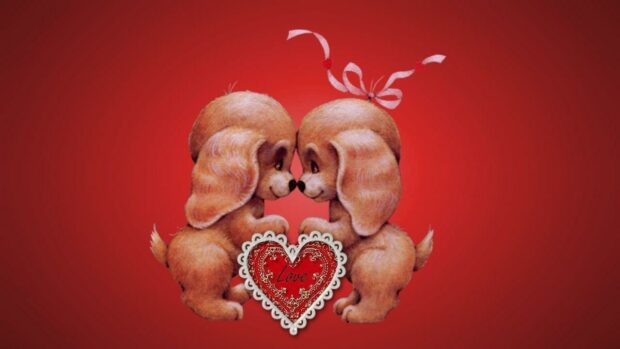 1280x720 Cute Valentine Wallpaper.