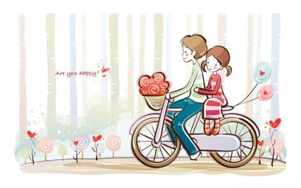 1920x1200 Cute Valentine Couple.