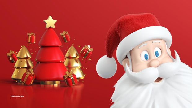 3D Merry Christmas Wallpaper HD.