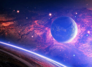 A Magical Planet Space Backgrounds Free Download.