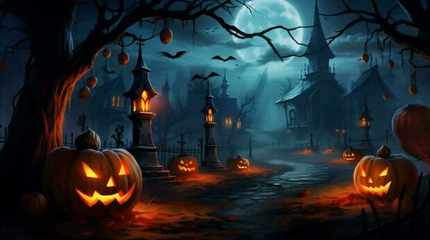 Abstract Halloween Backgrounds.