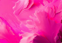 Abstract Peony Petals Hot Pink wallpaper - Aesthetic Pink Wallpa.